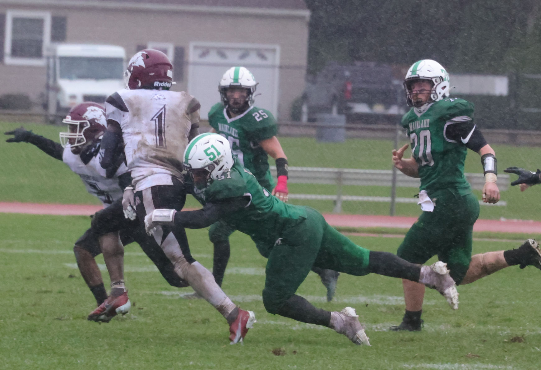 Pleasantville vs Mainland football